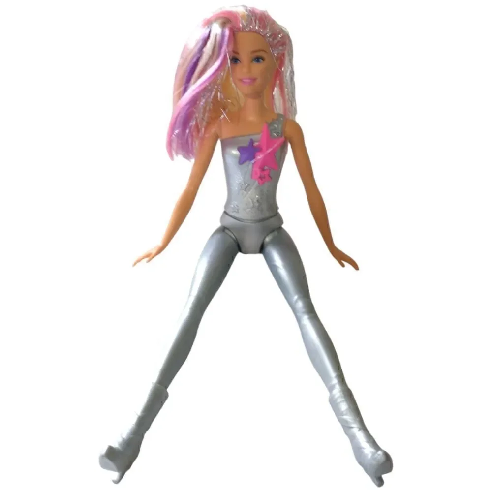 Barbie Starlight Galactic Adventure Doll Silvery No Clothes Sparkly Hair 2013. C
